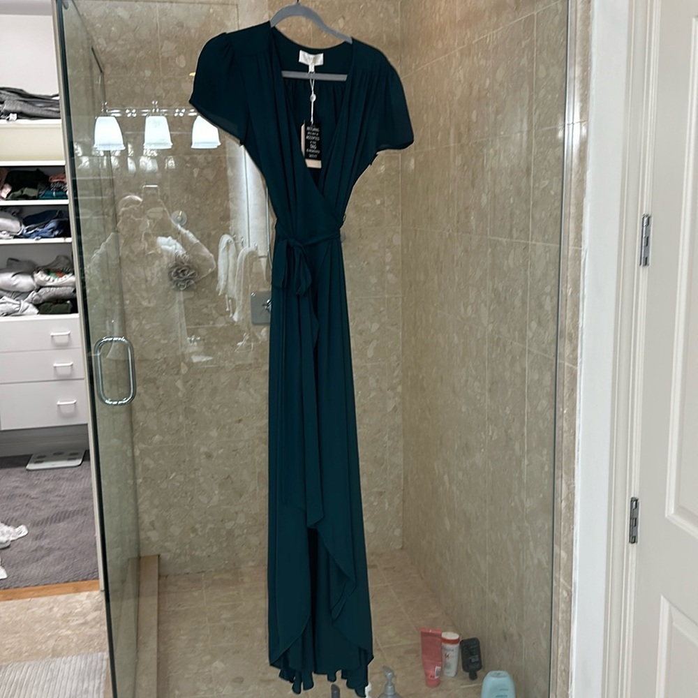 WAYF wrap dress